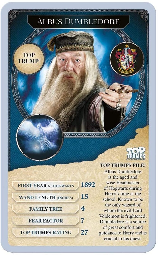 TOP TRUMPS HARRY POTTER 30 M.H