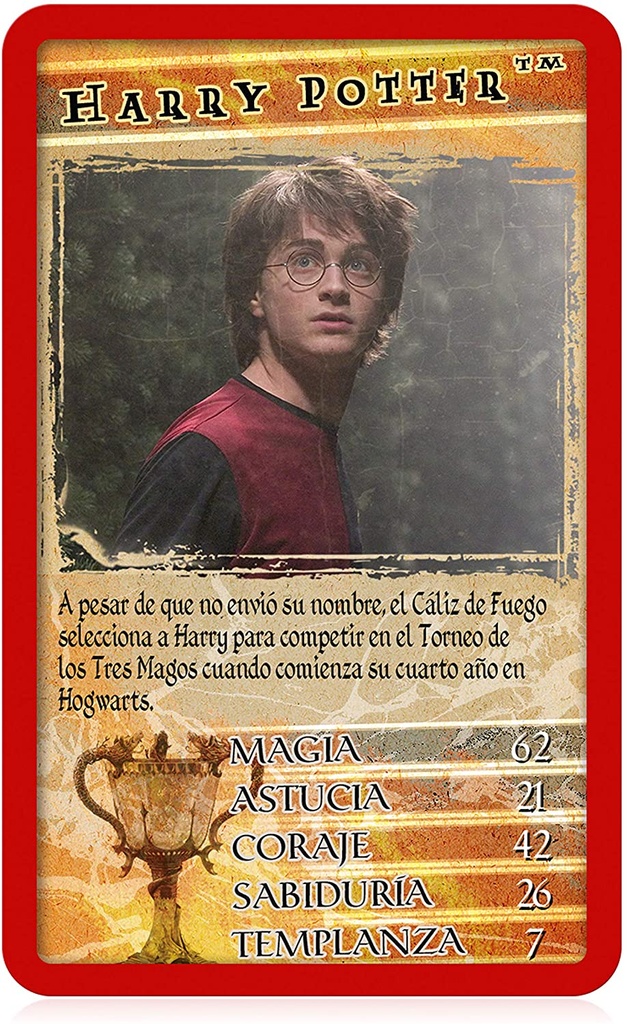 TOP TRUMPS HARRY POTTER C.F.