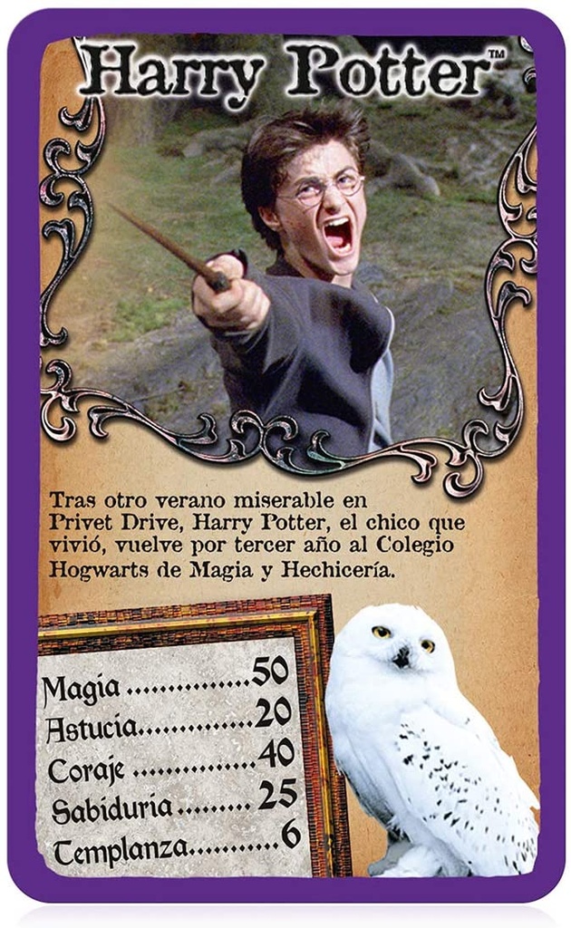 TOP TRUMPS HARRY POTTER PRIS.AZK