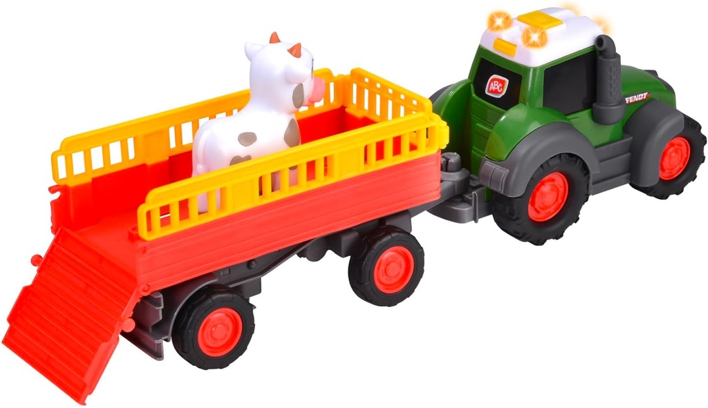 TRACTOR TRAILER ANIMALES 30CM