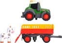 TRACTOR TRAILER ANIMALES 30CM