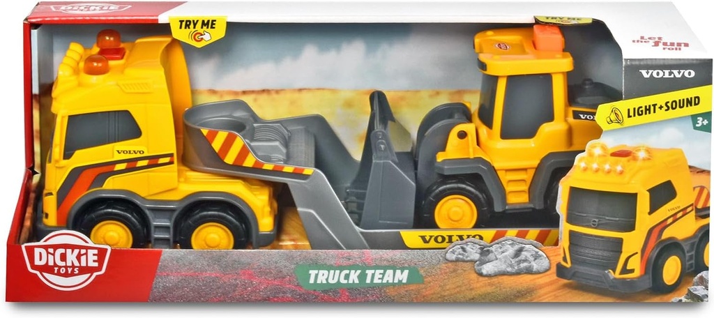 TRAILER VOLVO C/EXCAVADORA
