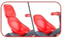 TRICICLO RUEDA GOMA ROJO