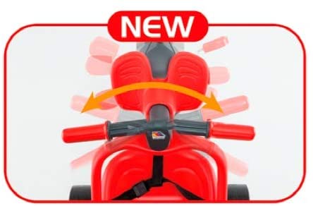 TRICICLO RUEDA GOMA ROJO