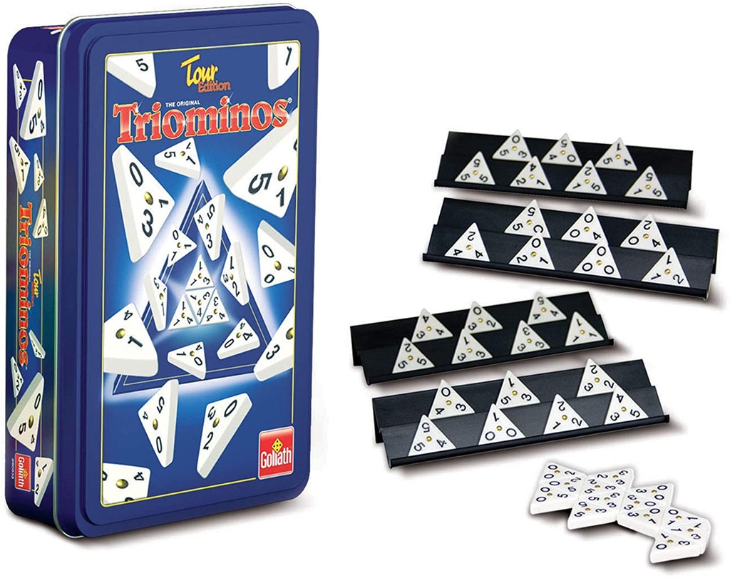 TRIOMINOS VIAJE CAJA METALICA