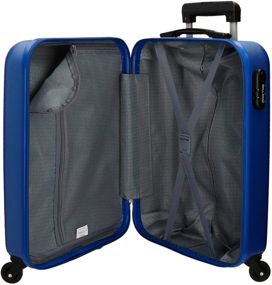 TROLLEY FLEX AZUL 55 CM.