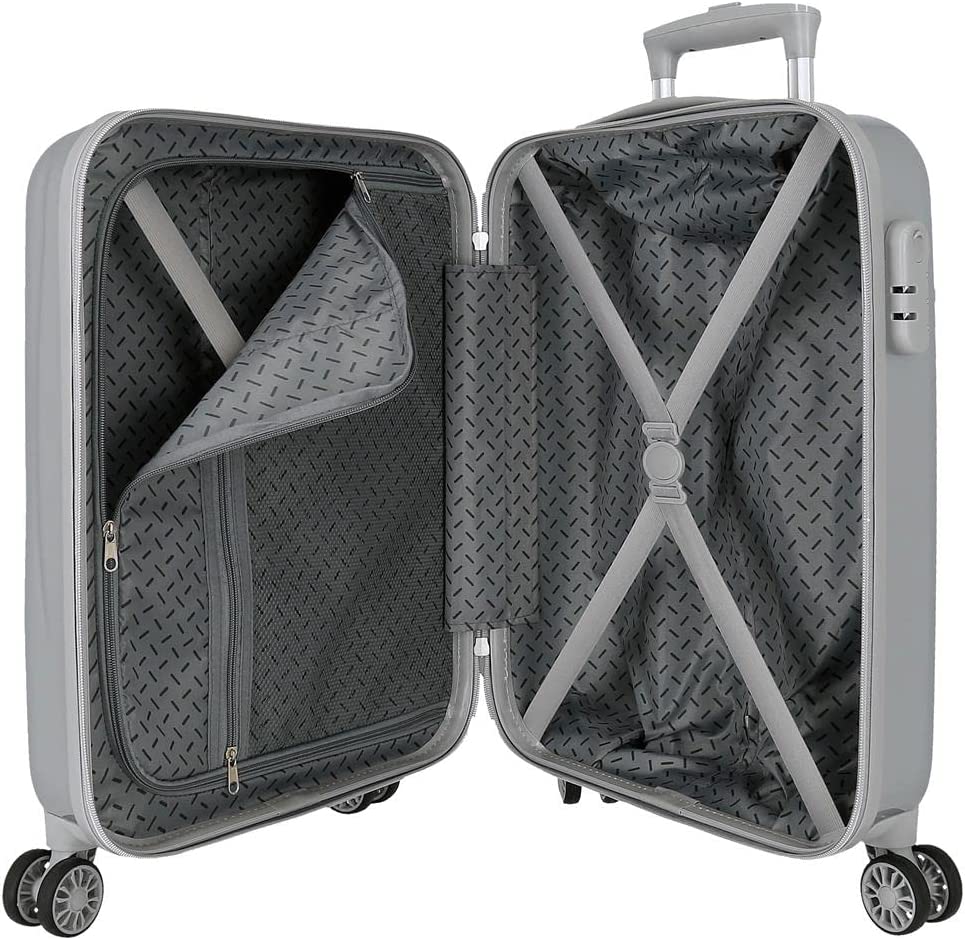 TROLLEY MICKEY PLATA 55 CM.