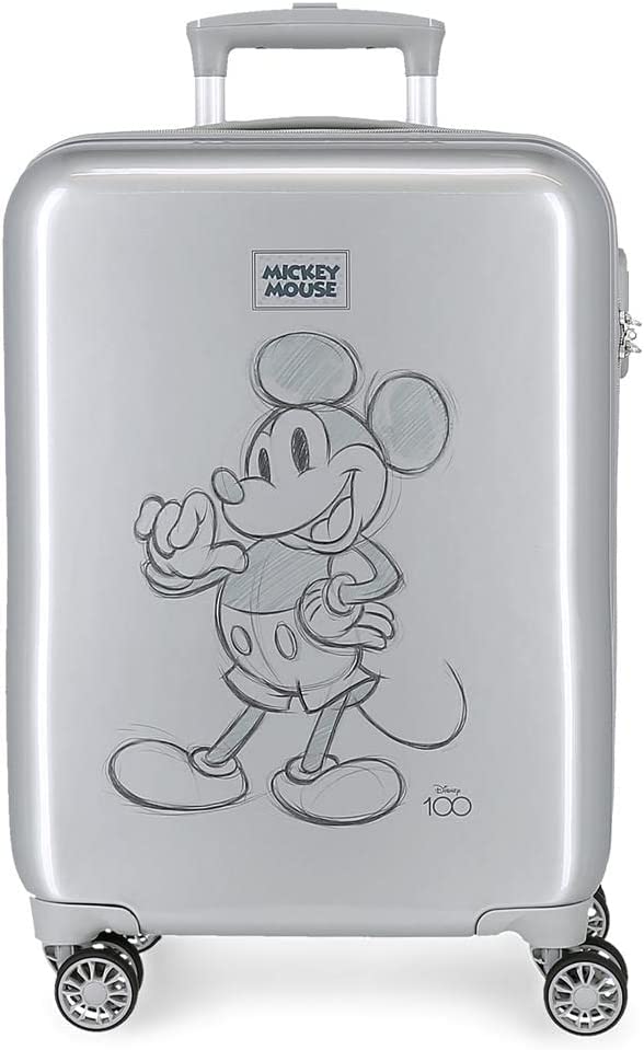 TROLLEY MICKEY PLATA 55 CM.