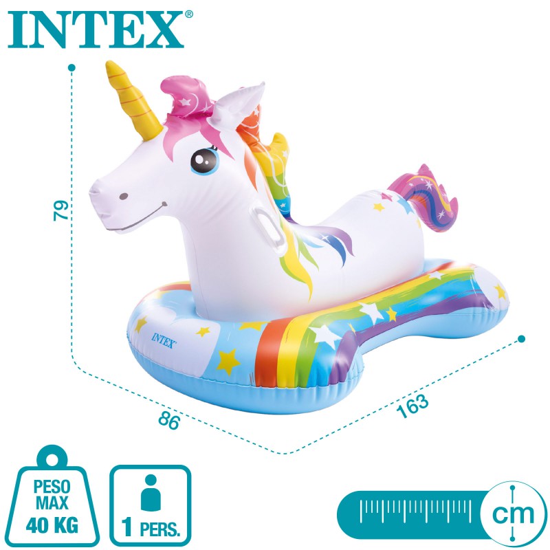 UNICORNIO HINCHABLE 163x86