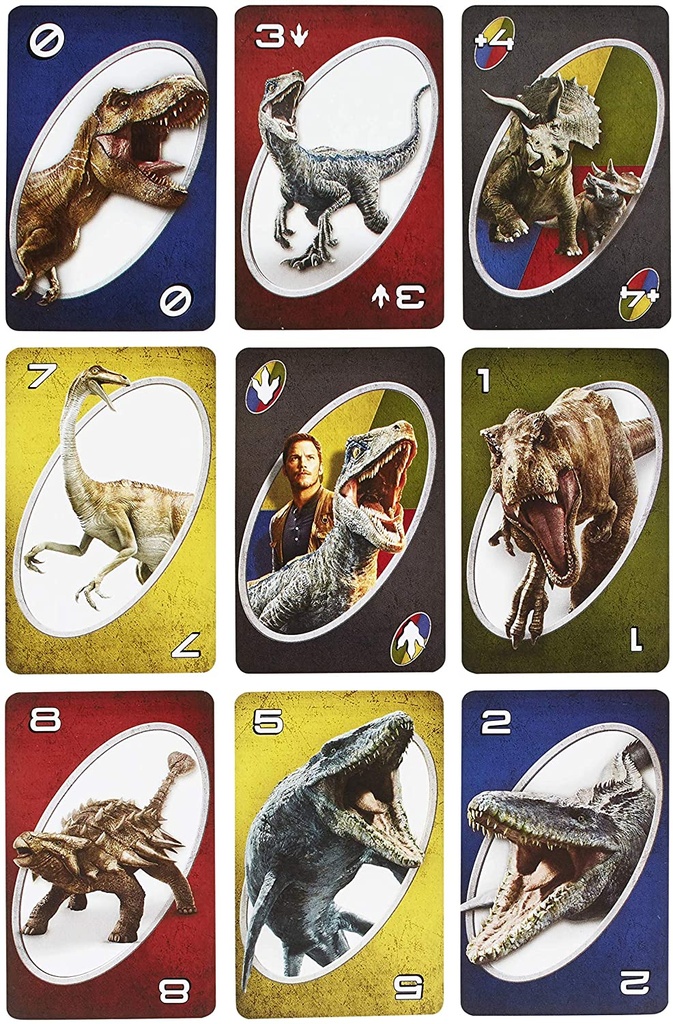 UNO JURASSIC WORLD 3