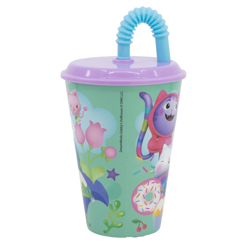 VASO C/CAÑA GABBY'S 430 ML.