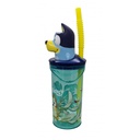 VASO FIGURITA BLUEY 3D 360 ML.