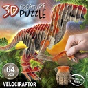 VELOCIRAPTOR 3D CREATURE PUZZ
