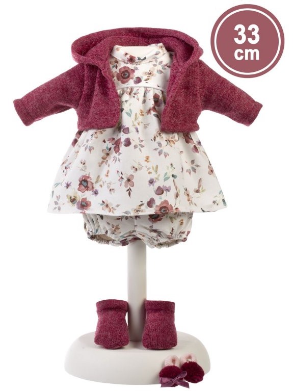 VESTIDO MUÑECA 33 CM.