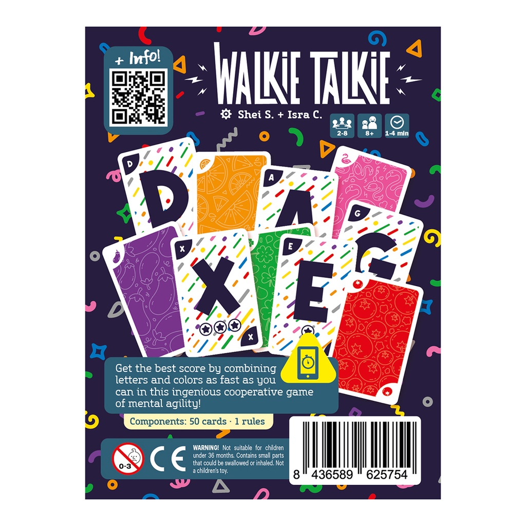 WALKIE TALKIE JUEGO MESA