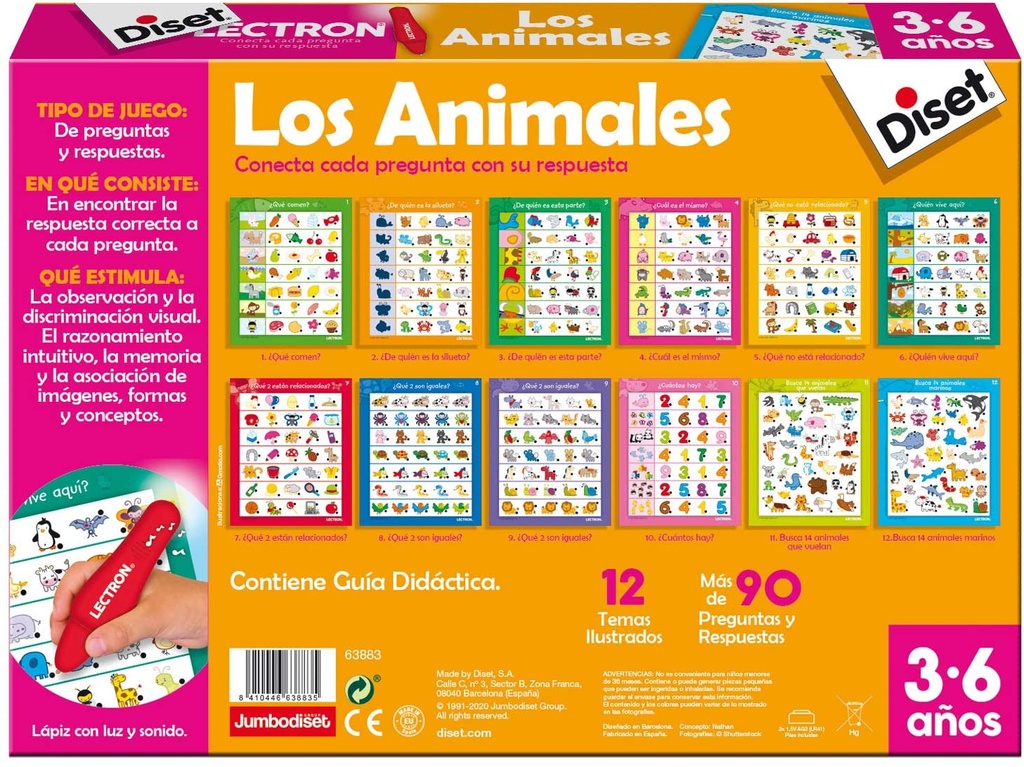 [09563883] LECTRON LAPIZ LOS ANIMALES