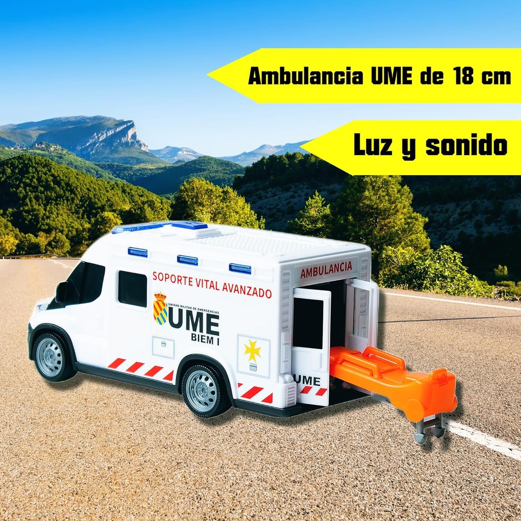 AMBULANCIA UME 18 CM.