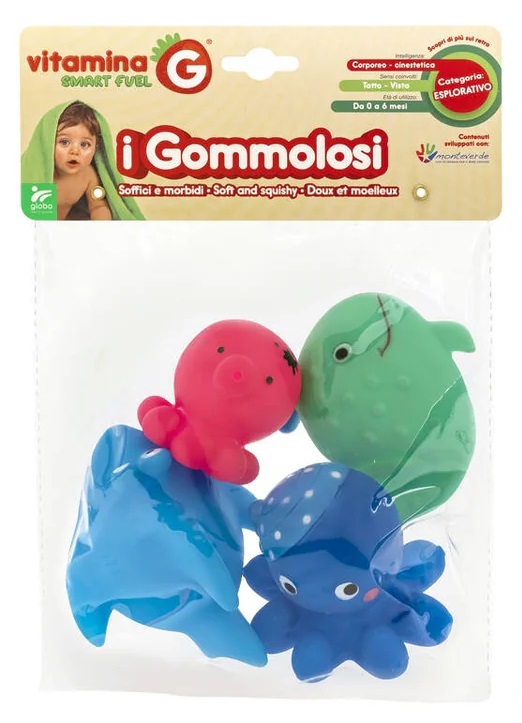 ANIMALES MARINOS VINILO 4 P.