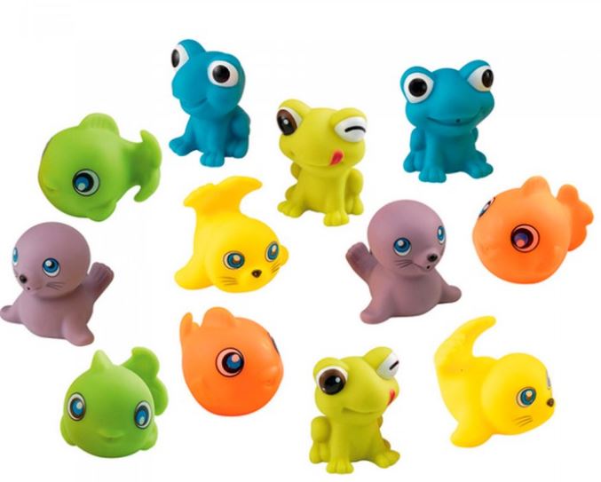 ANIMALITOS BAÑO BOLSA 12 U.