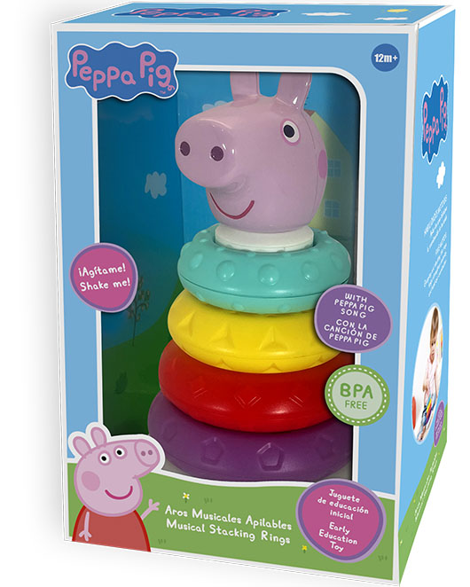 AROS APILABLES PEPPA PIG C/SON.