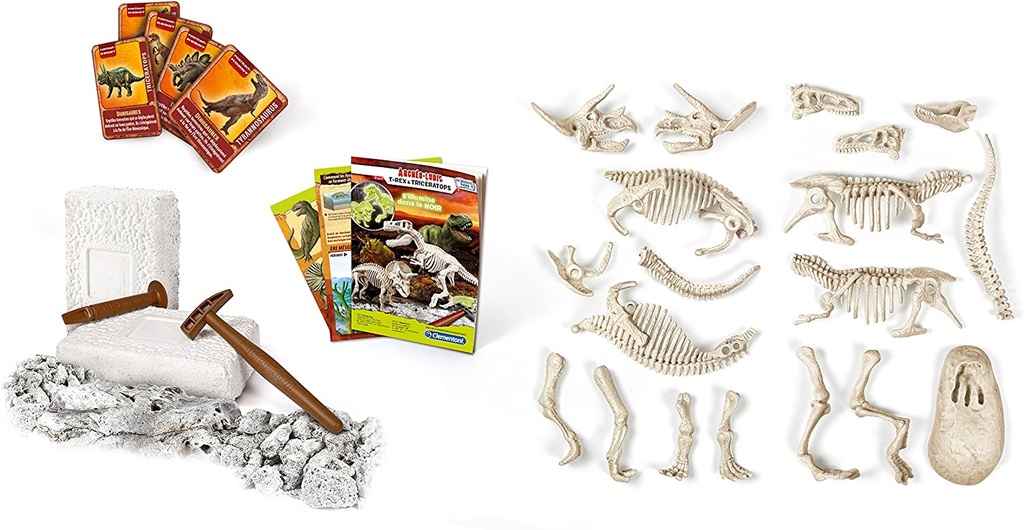 ARQUEOJUGANDO T-REX+TRICERAT.