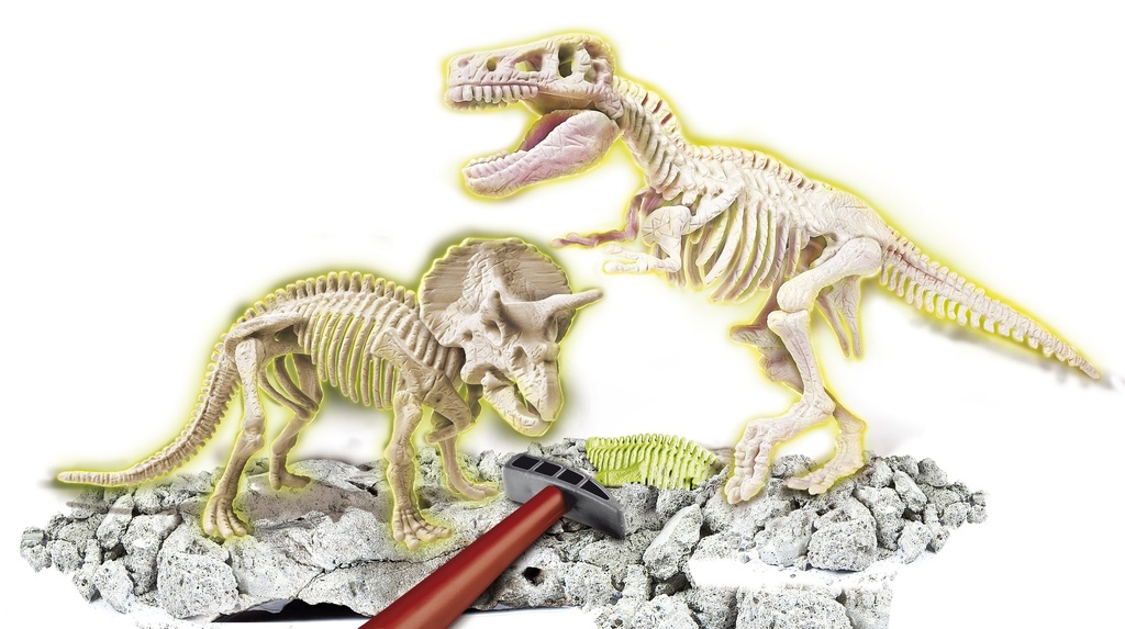ARQUEOJUGANDO T-REX+TRICERAT.
