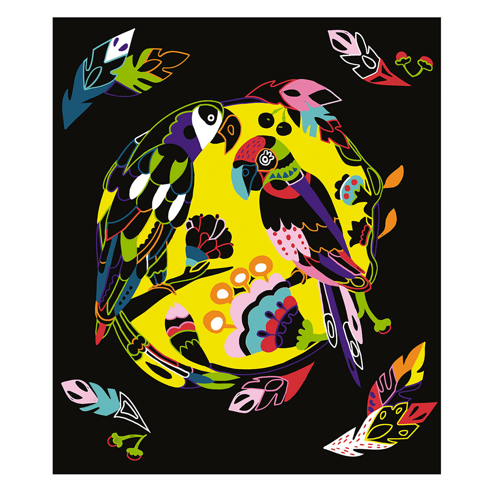 ARTE SCRATCH ANIMALES MUNDO