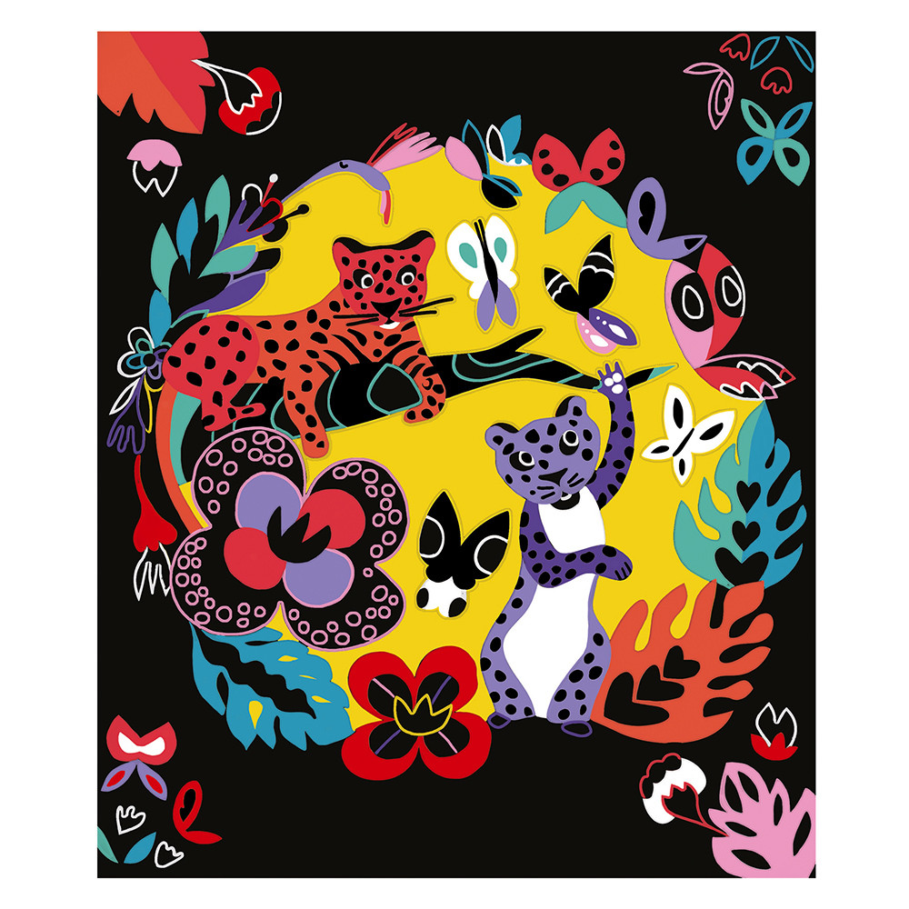 ARTE SCRATCH ANIMALES MUNDO
