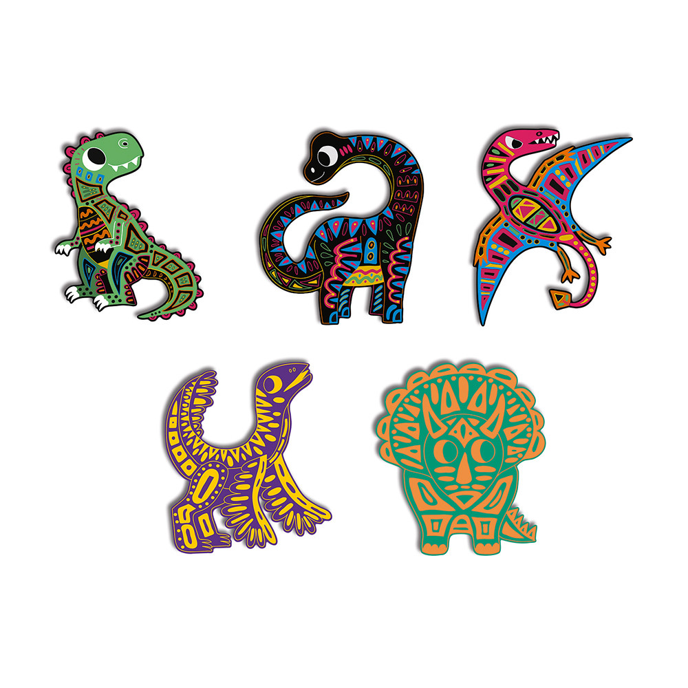 ARTE SCRATCH DINOSAURIOS