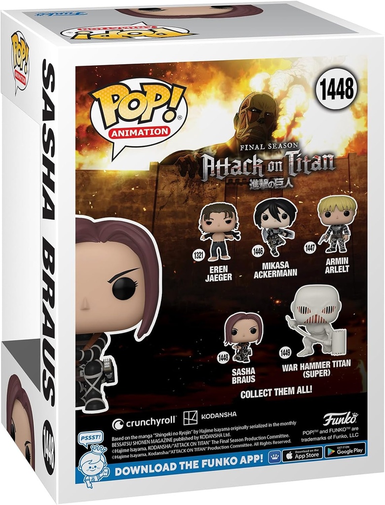 ATACK TITANS-POP SASHA BRAUS