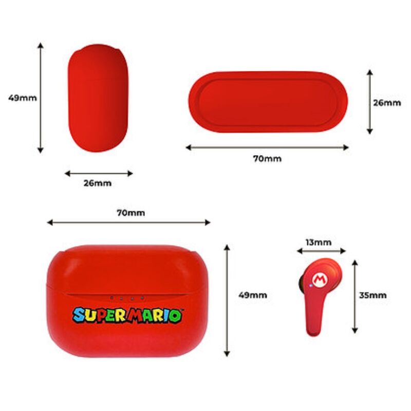 AURICULARES EARPODS SUPER MARIO
