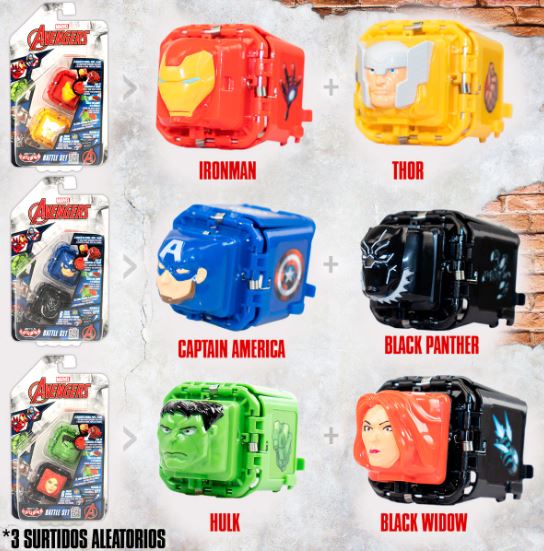 AVENGERS BATTLE CUBES SET 2