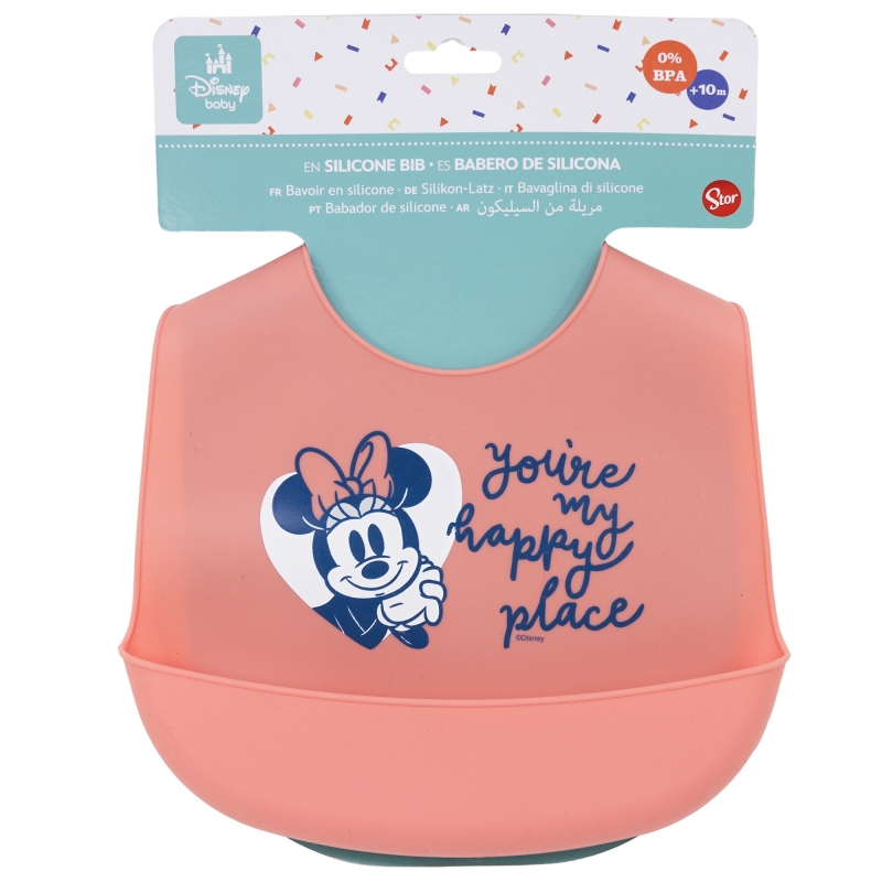 BABERO MINNIE SILICONA