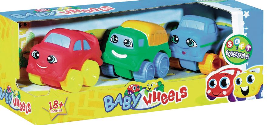 BABY WHEELS CARS 3 PIEZAS