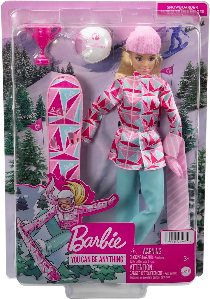 BARBIE DEPORTISTA SNOWBOARD