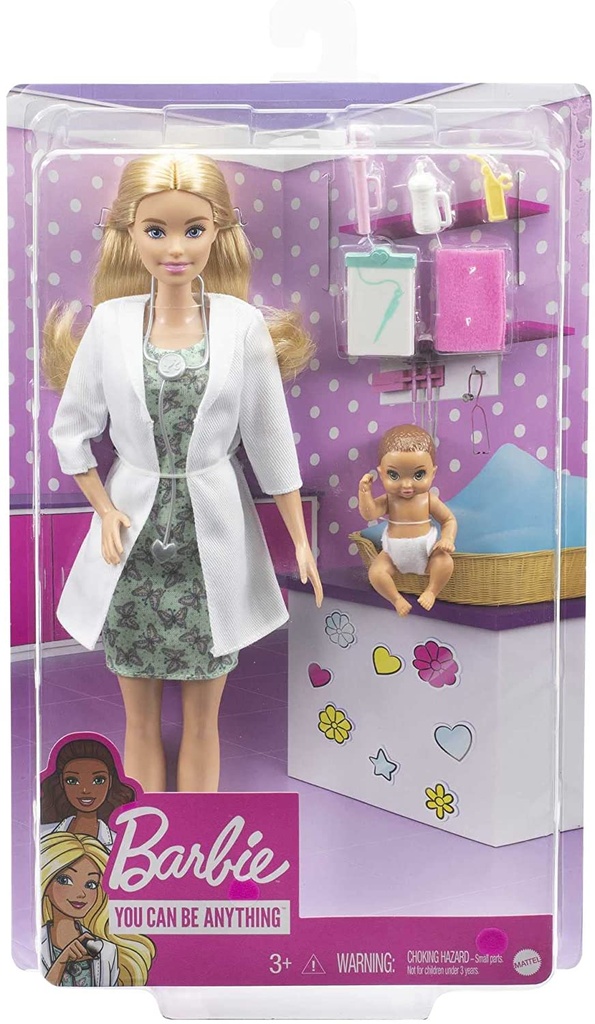 BARBIE DOCTORA C/BEBE