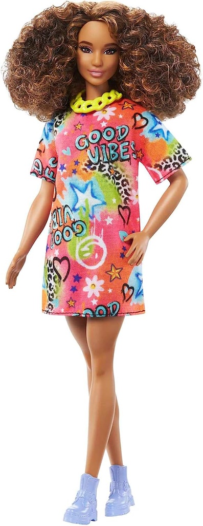BARBIE FASHIONISTA PELO RIZADO