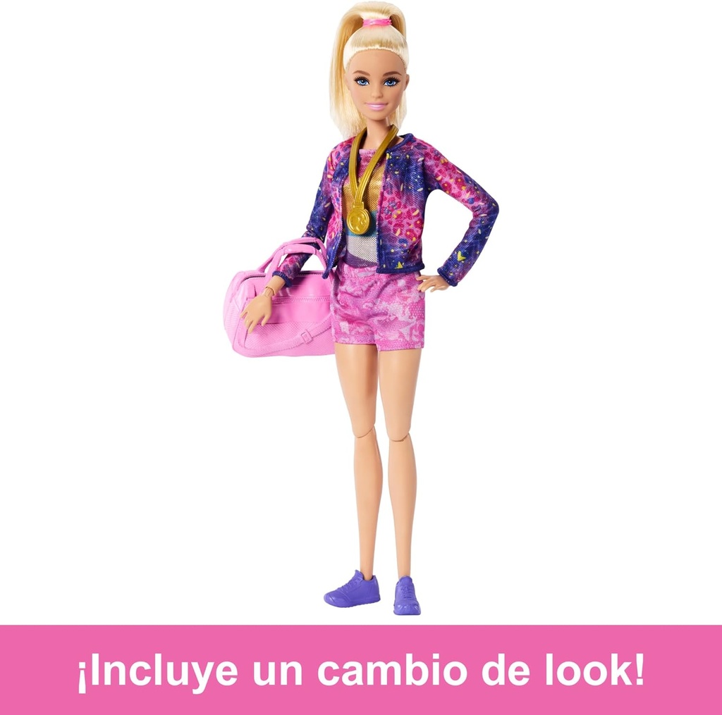 BARBIE GIMNASTA C/BARRA Y ACC.