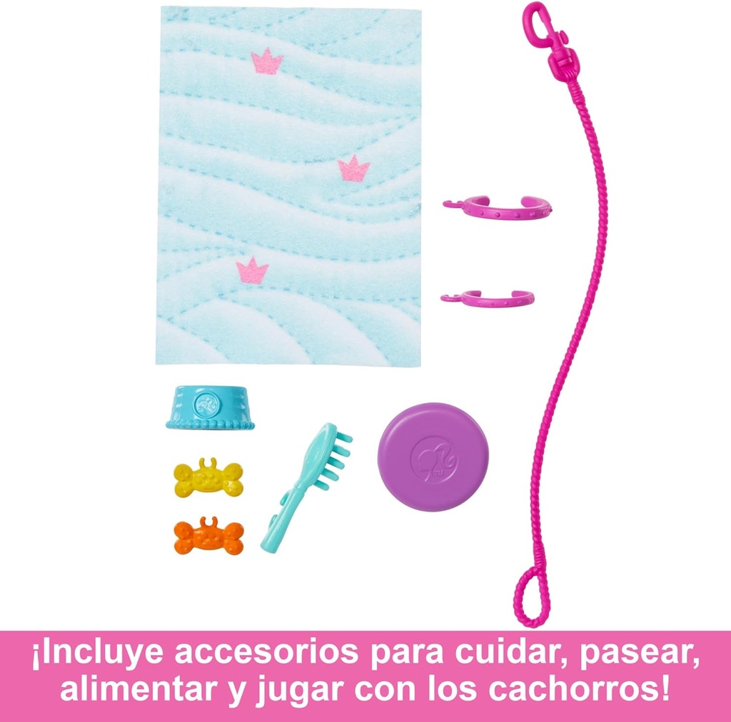 BARBIE PASEO PERRO C/SILLA R.