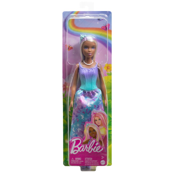 BARBIE PRINCESA C/FALDA LILA