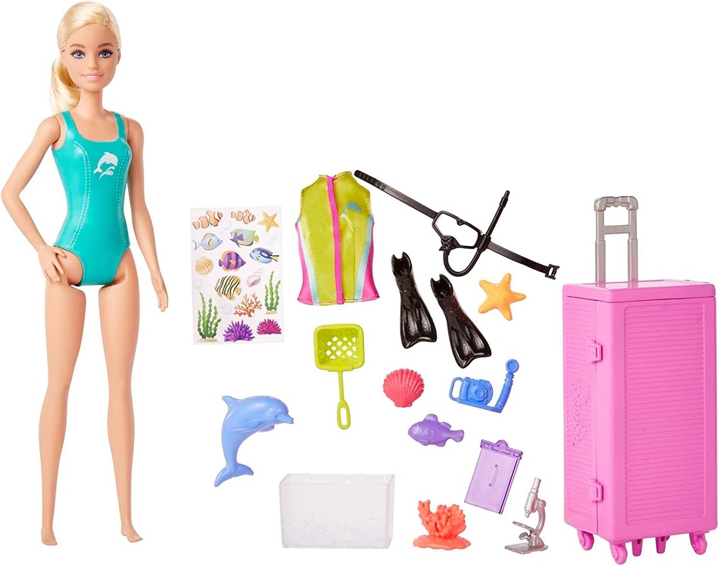 BARBIE PUEDES SER BIOLOGA MAR.