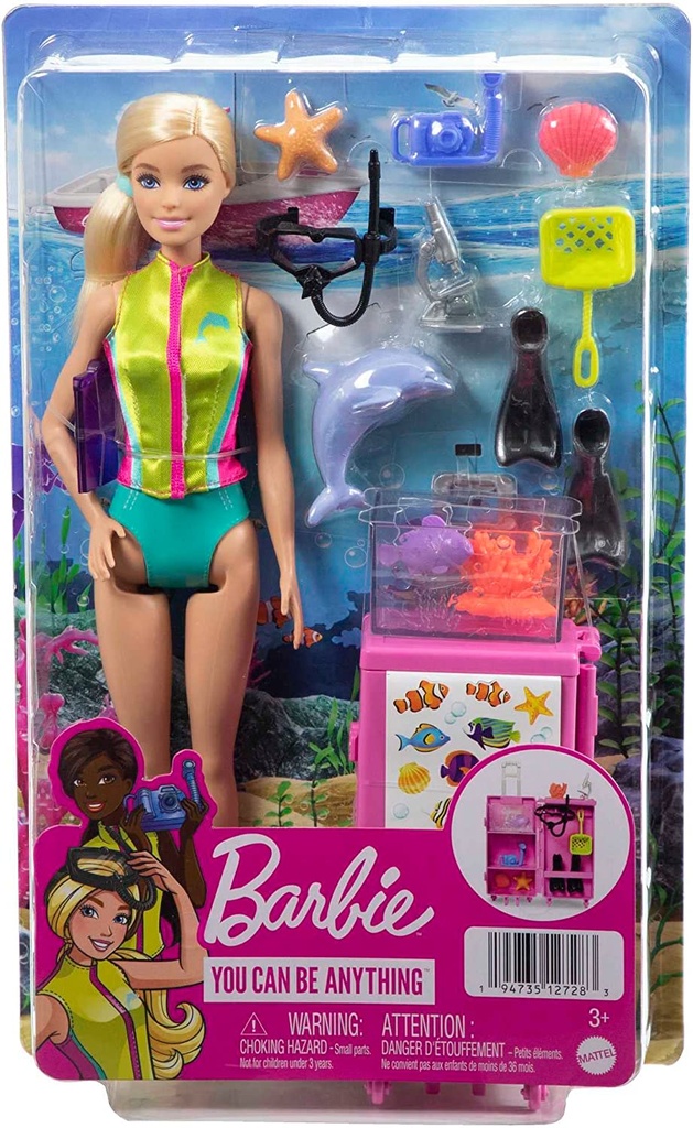 BARBIE PUEDES SER BIOLOGA MAR.