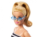 BARBIE TOP RAYAS C/FALDA ROSA