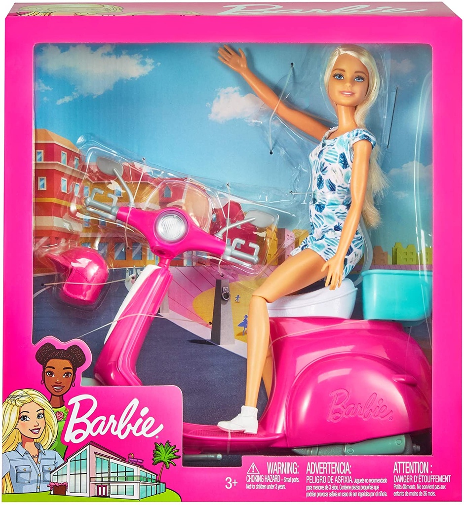 BARBIE Y SU SCOOTER