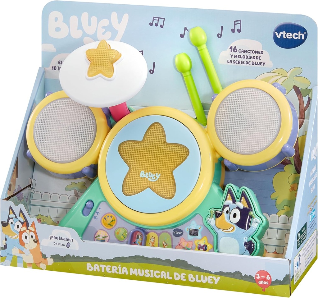 BATERIA MUSICAL BLUEY