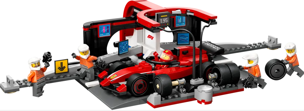 PARADA BOXES F1+MECANICOS