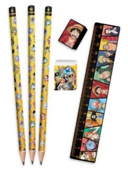 LAPICERO CON PAPELERIA ONE PIECE