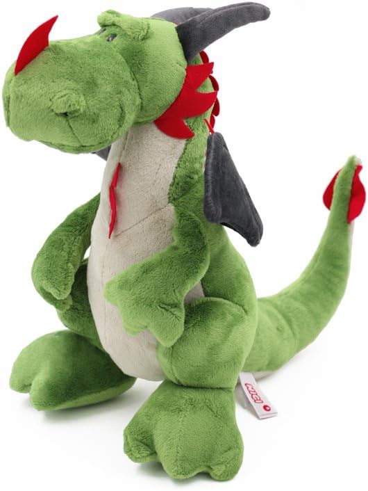 PELUCHE DRAGON VERDE SENTADO 20 CM.
