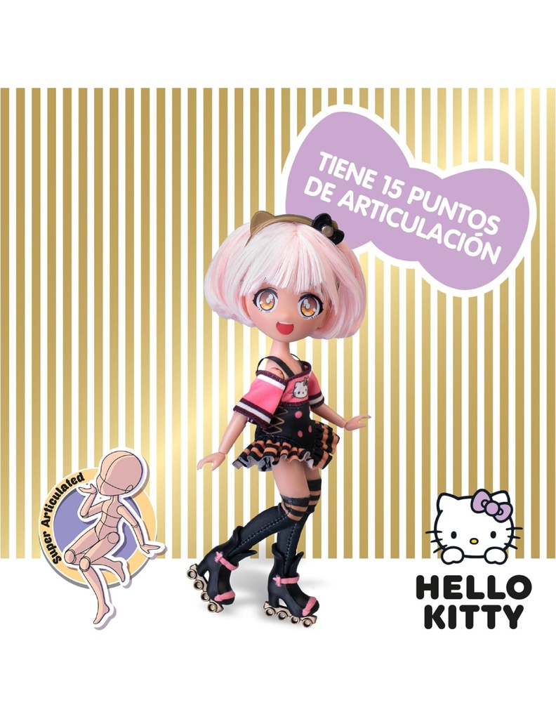 HELLO KITTY GOLDEN DIVA ROLLER