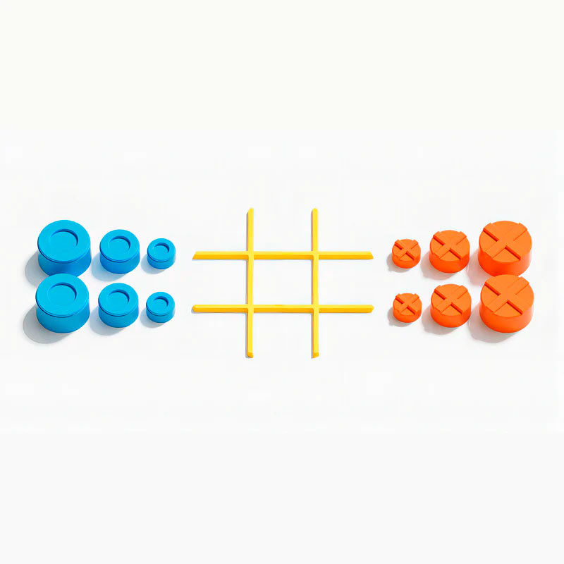 GIITER TIC-TAC-TOE BOLT AMARILLO